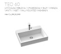 MARMORIN TEO 60 UMYWALKA MEBLOWA/WPUSZCZANA W BLAT/WISZĄCA 2