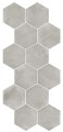Gres Equipe Urban Hexagon Melange Silver 29,2x 25,4 cm 3