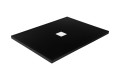 Brodzik prostokątny Ultraslim Nox Black 100x80 cm Besco 3