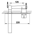 Bateria umywalkowa Kohlman Dexame QW185D 3