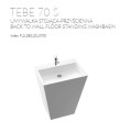 MARMORIN TEBE 70 S UMYWALKA STOJĄCA PRZYŚCIENNA 3