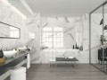 Płytka ścienna Cifre Statuario Relieve Mate 40x120 3