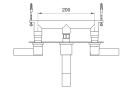 Bateria umywalkowa Kohlman Dexame QW193D 3