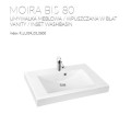 MARMORIN MOIRA BIS 80 UMYWALKA MEBLOWA/WPUSZCZANA W BLAT 3