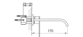 Bateria umywalkowa Kohlman Nexen-S SQW180U 3