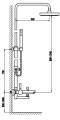 Zestaw wannowy Kohlman Roxin QW277R 3