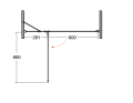 Drzwi prysznicowe Viva 100 cm Besco 3