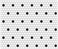 Mozaika Dunin Mini Hexagon B&W Spot 3