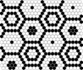 Mozaika Dunin Mini Hexagon B&W Bee 3